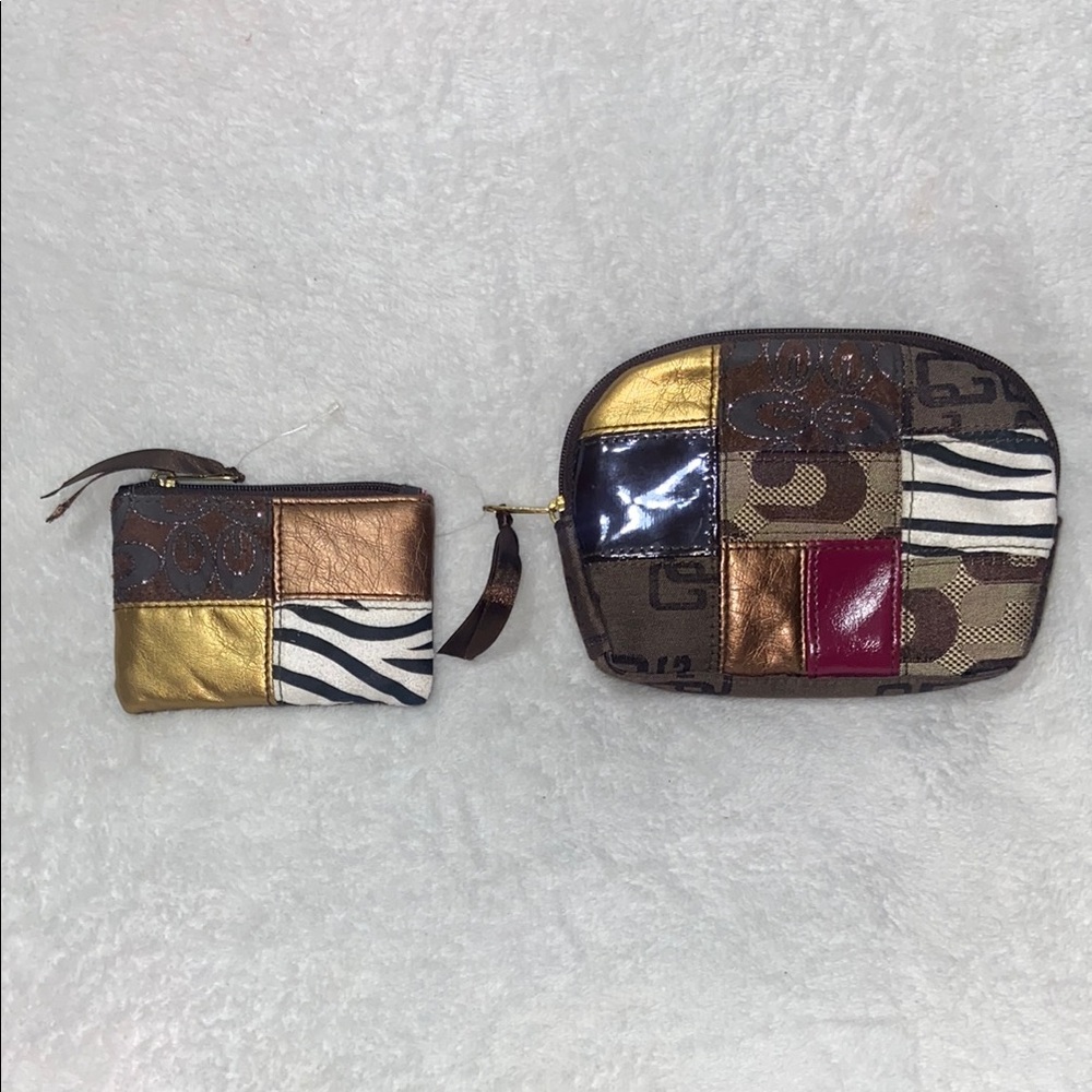 Patchwork Designer Women's Bag Set - Multicolor N… - image 1